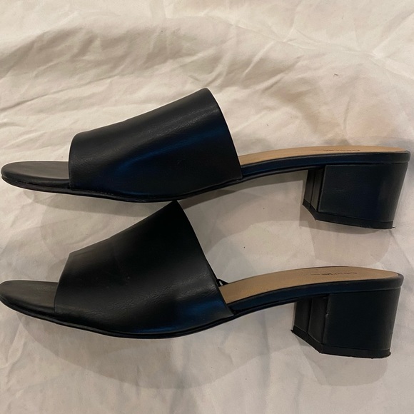 George Black Heeled Sandals 8.5 - Picture 4 of 5